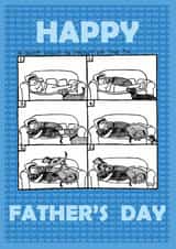 humour funny Father's Day Card 1905 created by Off The Leash Cartoons by Rupert Fawcett