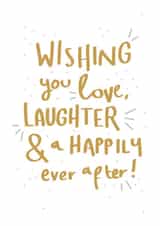 wedding happily Engagement & Marriage Card 33003 created by Print is the New Black