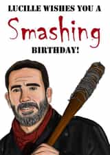 Punny Birthday Card - The Walking Dead - Negan created by Aimee Jane