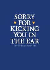 sorry for Father's Day Card 3694 created by Zoe Brennan