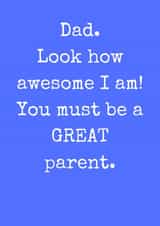 dad father Card 36370 created by Beta Mummy