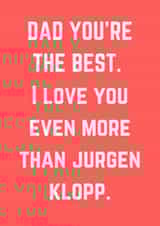 liverpool liverpool fc Father's Day Card 6438 created by Cards.Cards.Cards