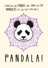 yoga mandala Card 37374 created by Tom Devonald