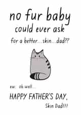 Cat fur baby Father's Day card created by Miümi Cat