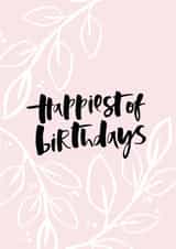 happiest of Birthday Card 10549 created by Too Wordy