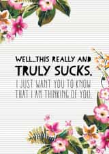 really truly Thinking of you Card 7415 created by I am Nat