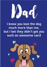 DAD FUNNY Birthday Card 29633 created by HC Illustrations