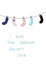 hope doesn't Birthday Card 9813 created by Jemima de Viell