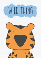 tiger cat Birthday Card 13902 created by Elki Shaw