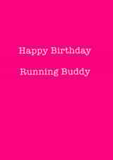 happy birthday Birthday Card 13449 created by Running Cards UK