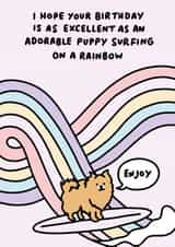 excellent adorable Birthday Card 5295 created by Veronica Dearly