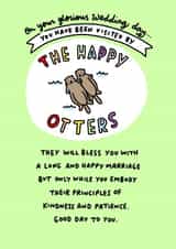 The happy otters - wedding day created by Veronica Dearly