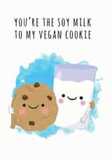 soy milk Anniversary Card 13948 created by Smudge & Splash