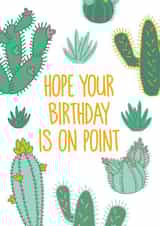 Funny Birthday - Hope Your Birthday is On Point created by Reba Renee