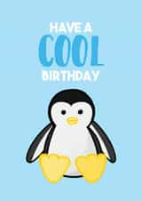 penguin cool Birthday Card 12836 created by Tori's Little Bubble