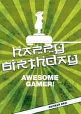 retro video Birthday Card 32602 created by Uniquely Yours