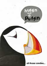 puffin huffin Birthday Card 14068 created by Cinnamon Aitch