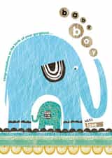 baby boy New Baby Card 14070 created by Cinnamon Aitch