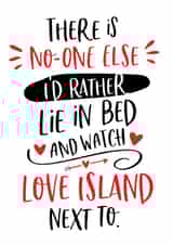 Love Island there Anniversary Card 5974 created by Mrs Best Paper Co.