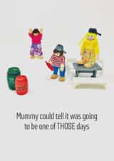 mummy could Birthday Card 33148 created by Monty and Tom