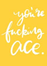 you're fucking Anniversary Card 28665 created by GOOD TRIP