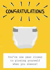 Pissing you're Birthday Card 13512 created by ldodsworthdesign