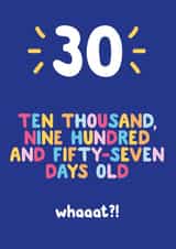 30 age Birthday Card 3448 created by Ivorymint cards