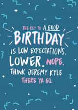 Funny TV Birthday Card 13964 created by Foggish