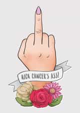 kick cancer Get Well Card 10037 created by Hey Huns It's Nicole