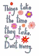 love flowers Thinking of you Card 9468 created by Hello Hatty