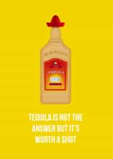Funny tequila birthday created by Pookie Studio