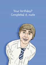 completed it Birthday Card 13676 created by Pedges Houseboat