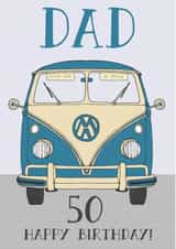 dad 50 Birthday Card 3859 created by Wink Design - Michelle Roberts