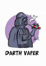 darth vaper Humour Card 22538 created by Chris Williams