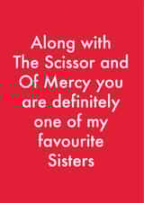 sister funny Birthday Card 12806 created by OBJECTABLES