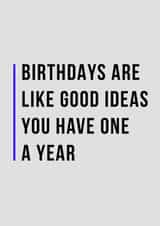 like good Birthday Card 33521 created by Man Cards