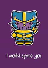 Spare You Kitty Card created by Flaming Imp
