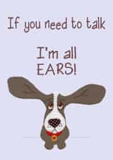 dog friend Sympathy Card 12032 created by Presents Felt