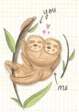 Sloths In Love created by Chloe Fae Designs