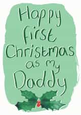 happy first Christmas Card 9198 created by Alexia Claire