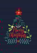 tree plants Christmas Card 29759 created by Ness Nordberg