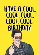 Tv Birthday Card - Brooklyn 99 - Cool - Jake Peralta created by Hey Huns It's Nicole