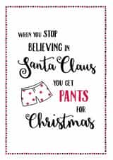 funny male Christmas Card 12491 created by Cloud 9 Design