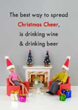 funny adult Christmas Card 11456 created by Bold & Bright Cards