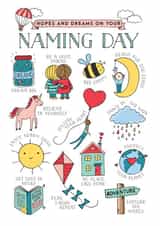 hopes and Christening Card 5858 created by Eskimo Kiss Designs