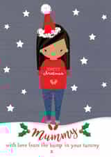 mum to be mummy Christmas Card 33727 created by Bells Scambler