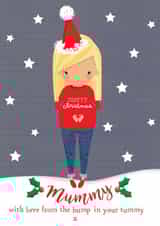 pregnant expecting Christmas Card 11237 created by Bells Scambler