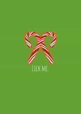 candy cane Christmas Card 32794 created by Keepseyshop