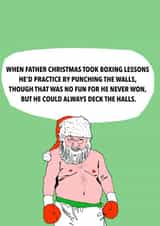santa funny Christmas Card 30885 created by Peter Cole