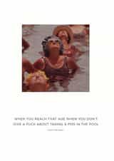 old piss Birthday Card 1106 created by Colonel I. P. Knightly